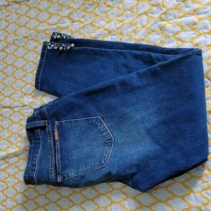 Joe's Jean's bejeweld ankle jeans
